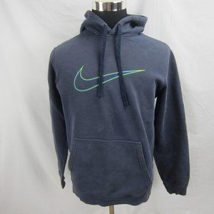 VTG NIKE Big Swoosh Logo Hoodie Sweatshirt Size M